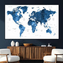 World Map Canvas Print – Framed Detailed Map of the World by MyGreatCanvas | Canvas Wall Art Prints | Photo Prints & Wall Decor