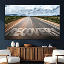 Recovery Road Wall Art Canvas Print