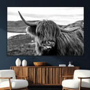 Longhorn Steer Canvas Print Wall Art, Highland Cow Canvas by MyGreatCanvas | Canvas Wall Art Prints | Photo Prints & Wall Decor