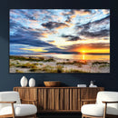 Sunset On The Ocean Wall Art Canvas Print by MyGreatCanvas | Canvas Wall Art Prints | Photo Prints & Wall Decor