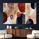 Boho Wall Art Canvas Print Set Mid-Century Prints Bohemian