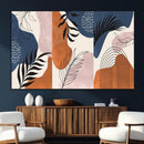 Boho Wall Art Canvas Print Set Mid-Century Prints Bohemian