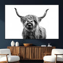 Fanny Scottish Highland Cow Cattle Art Print Farmhouse Wall by MyGreatCanvas | Canvas Wall Art Prints | Photo Prints & Wall Decor