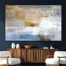 Blue Multi Panel Abstract Wall Art Canvas, Abstract Blue and