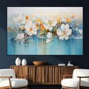 Abstract Flower Wall Art Canvas Print