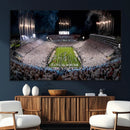 Penn Stadium Football Wall Art Canvas Print, Pennsylvania