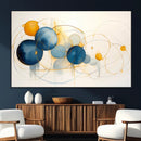 Geometric Blue Orange Abstract Wall Art Canvas, Geometric by MyGreatCanvas | Canvas Wall Art Prints | Photo Prints & Wall Decor