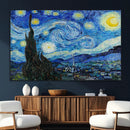 Vincent Van Gogh The Starry Night Abstract Wall Art Canvas