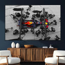 RedBull Formula 1 Canvas Wall Art Print