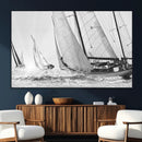Yacht Sailboat Regatta Canvas Wall Art Canvas Print