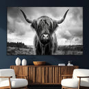 Scottish Cow Wall Art Canvas Print | Longhorn Wall Art | by MyGreatCanvas | Canvas Wall Art Prints | Photo Prints & Wall Decor