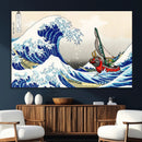 Katsushika Hokusai Kanagawa Giant Wave Wall Art Canvas Print