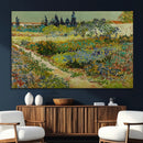 Vincent van Gogh Garden at Arles Wall Art Canvas Print