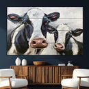 Vintage Baby and Mom Cattle Wall Art Canvas Print by MyGreatCanvas | Canvas Wall Art Prints | Photo Prints & Wall Decor