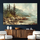 Abstract Acadia National Park Wall Art Canvas Print -
