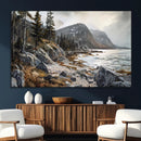 Serene Coastal View of Acadia National Park - Stunning