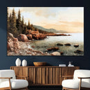 Serene Coastal View of Acadia National Park Wall Art -
