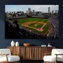Chicago Cubs Baseball Team Print - Wrigley Field Stadium
