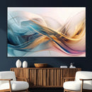 Abstract Flowing Colors Wall Art Canvas Print