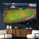 Angel Stadium Aerial Canvas Print – Los Angeles Angels