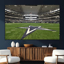 Dallas Cowboys Football Team Print - Arlington AT&T Stadium by MyGreatCanvas | Canvas Wall Art Prints | Photo Prints & Wall Decor