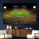 Stadium in Michigan Wall Art Canvas Print, Framed American