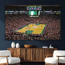 TD Garden Basketball Canvas Wall Art - Boston Celtics Live by MyGreatCanvas | Canvas Wall Art Prints | Photo Prints & Wall Decor