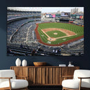 New York Yankees Baseball Team Print - Yankee Stadium Wall