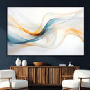 Decorative Turquoise Abstract Wave Wall Art Canvas Print by MyGreatCanvas | Canvas Wall Art Prints | Photo Prints & Wall Decor