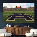 Football Stadium Wall Art – Framed Sports Field Canvas by MyGreatCanvas | Canvas Wall Art Prints | Photo Prints & Wall Decor