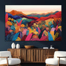 YAYOI KUSAMA Abstract Print - Landscape Canvas Wall Art