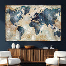 World Map Canvas Print – Framed Wall Art for Couples, by MyGreatCanvas | Canvas Wall Art Prints | Photo Prints & Wall Decor