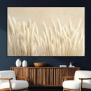Grass Wall Art Print - Elegant Neutral Decor for Living