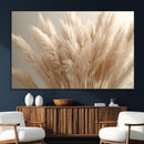 Pampas Grass Canvas Wall Art - Elegant Neutral Decor for