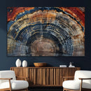 Abstract Tree Ring Wall Art, Colorful Framed Tree Ring Wall by MyGreatCanvas | Canvas Wall Art Prints | Photo Prints & Wall Decor