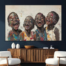 Shai Yossef Print - Joyful Childhood Canvas Wall Art -