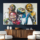 Shai Yossef Style Canvas Art - Joyful African Black Kids