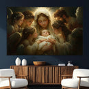Mary Jesus Canvas Wall Art Print - Madonna and Child with