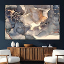 Abstract Blue and Gold Wall Art - Fluid Ink Artwork - Modern by MyGreatCanvas | Canvas Wall Art Prints | Photo Prints & Wall Decor