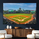 Wrigley Field Chicago Cubs Panoramic Canvas Print – by MyGreatCanvas | Canvas Wall Art Prints | Photo Prints & Wall Decor