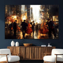Abstract Jazz Art Wall Art Canvas Print – Colorful Musical
