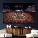 Texas Stadium Night Game Wall Art Canvas Print – Vibrant