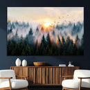 Abstract Forest Wall Art - Serene Nature Canvas Print with by MyGreatCanvas | Canvas Wall Art Prints | Photo Prints & Wall Decor