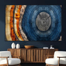 Abstract Tree Rings Wall Art Canvas Print – Modern Wood by MyGreatCanvas | Canvas Wall Art Prints | Photo Prints & Wall Decor