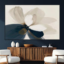 Minimal Flower Wall Art Canvas Print – Framed Beige Bloom by MyGreatCanvas | Canvas Wall Art Prints | Photo Prints & Wall Decor