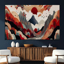 Abstract Mountain Wall Art Canvas Print – Vibrant Stylized by MyGreatCanvas | Canvas Wall Art Prints | Photo Prints & Wall Decor