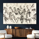 Abstract Horse Wall Art Canvas Print – Framed Horse Sketch by MyGreatCanvas | Canvas Wall Art Prints | Photo Prints & Wall Decor