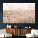 Pastel Grasses Wall Art Canvas Print – Framed Soft Meadow