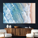 Aerial Ocean View Wall Art Canvas Print – Framed Soft Blue by MyGreatCanvas | Canvas Wall Art Prints | Photo Prints & Wall Decor