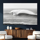 Monochrome Seascape Wall Art Canvas Print – Framed Surf Wave by MyGreatCanvas | Canvas Wall Art Prints | Photo Prints & Wall Decor